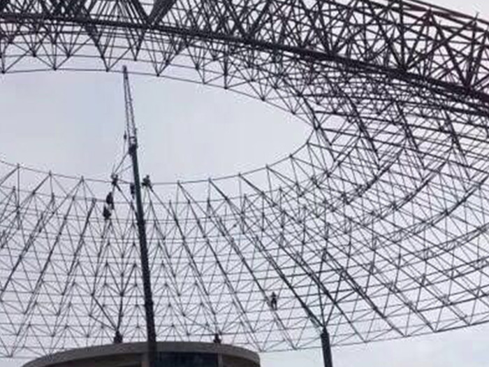 银川篮球馆球形网架厂家价格